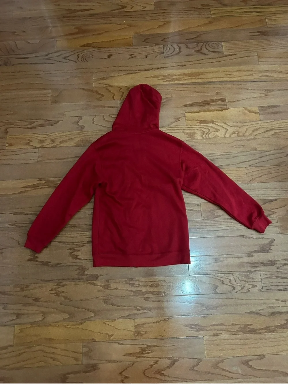 Genuine Stuff Houston Youth Full Zip Hoodie Red Size M 10/12